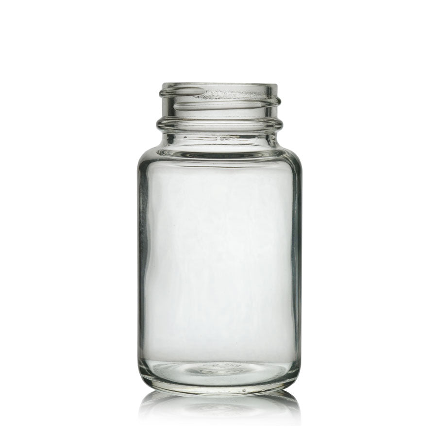 100ml Clear Glass Pharmapac Jar