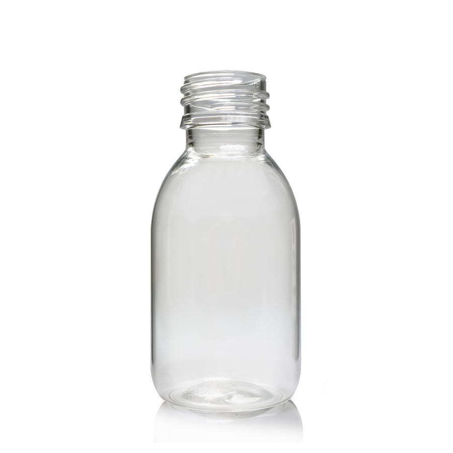 100ml Clear PET Plastic Sirop Bottle