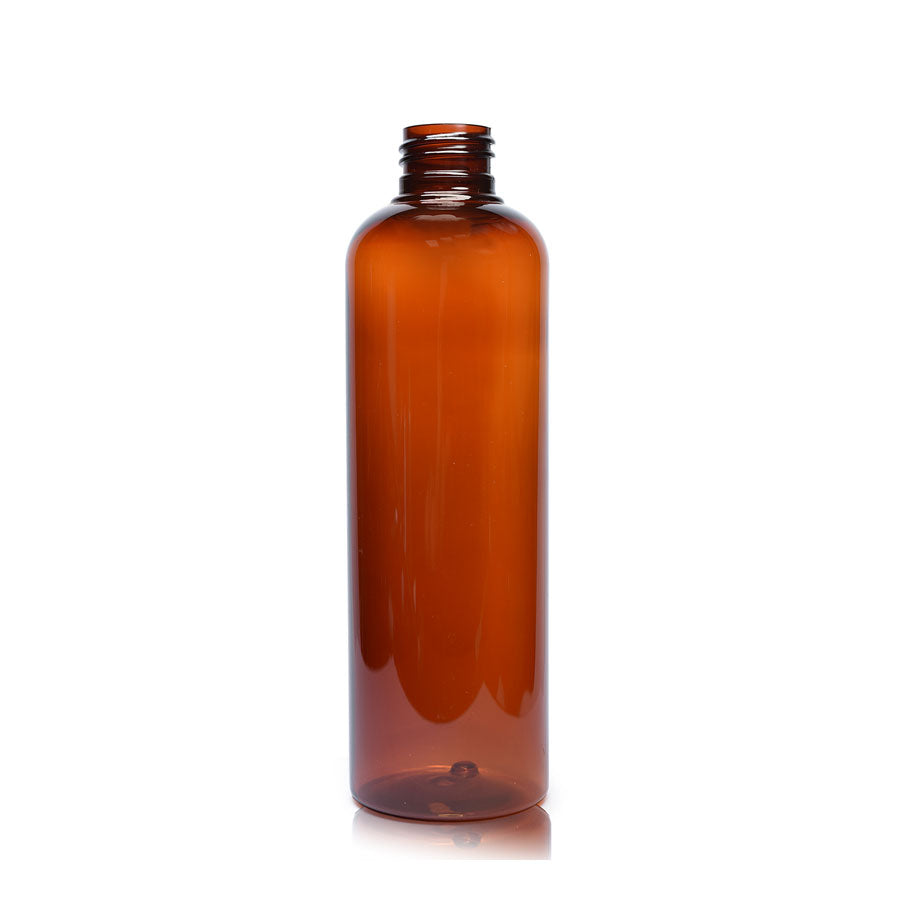 250ml Boston Amber Plastic Bottle