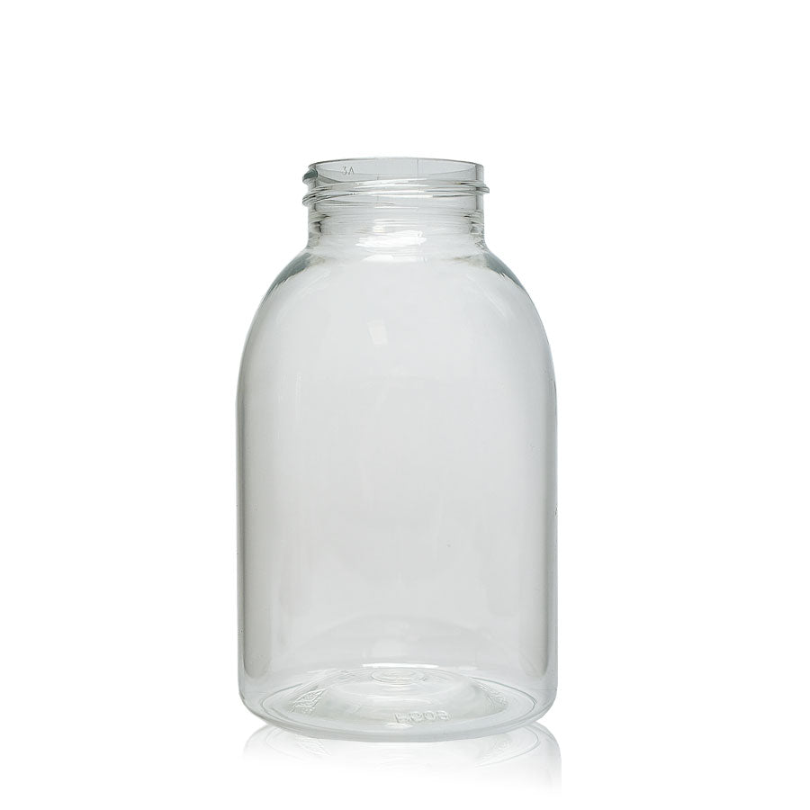250ml Solid Round PET Clear Bottle