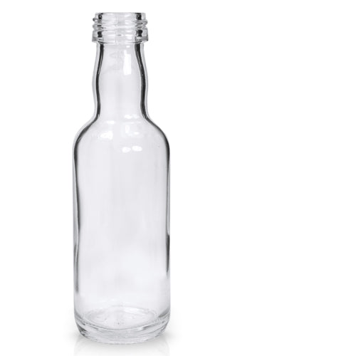 50ml Clear Glass Vodka Bottle