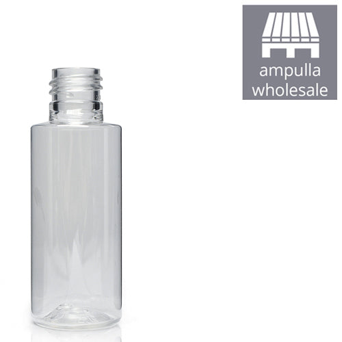 50ml Clear PET Plastic Tubular Bottle