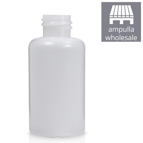 50ml Natural HDPE Plastic Round Bottle