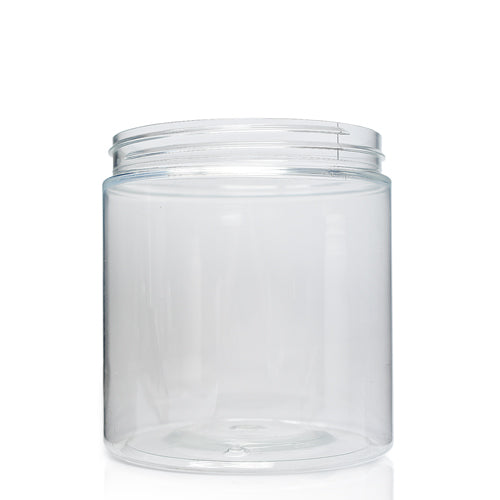 750ml Clear Plastic Screw Top Jar