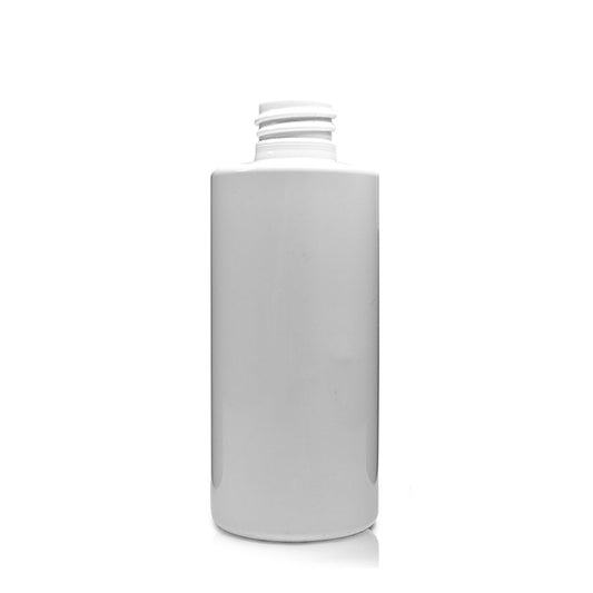 100ml White Glossy Plastic Bottle