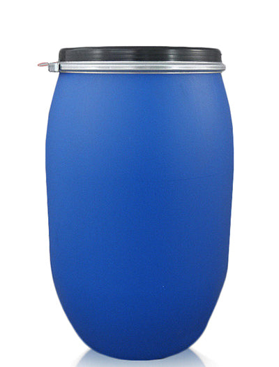 120 Litre Blue L-Ring HDPE Plastic UN Drum