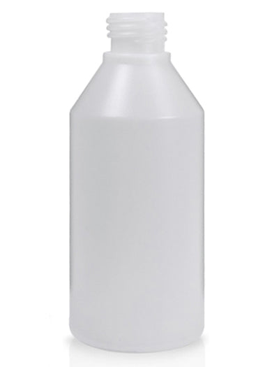 200ml Natural HDPE Plastic Round Bottle