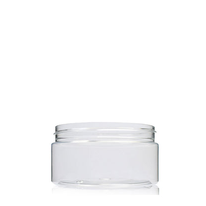 300ml Clear PET Straight Cylindrical Jar