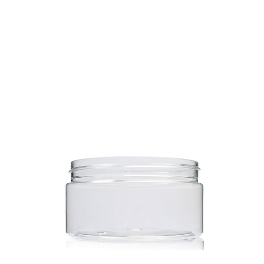 300ml Clear PET Straight Cylindrical Jar