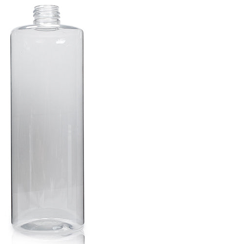 500ml Clear PCR/PET Plastic Tubular Bottle