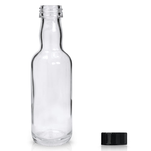 50ml Clear Glass Vodka Bottle