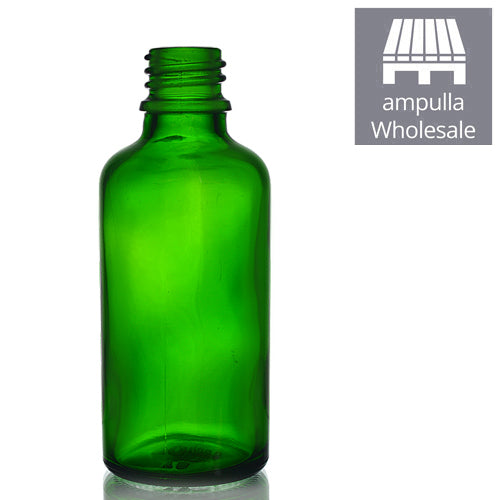 50ml Green Glass Dropper Bottle
