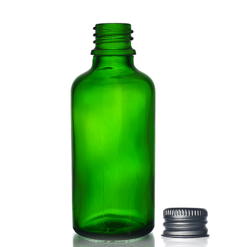 50ml Green Glass Dropper Bottle