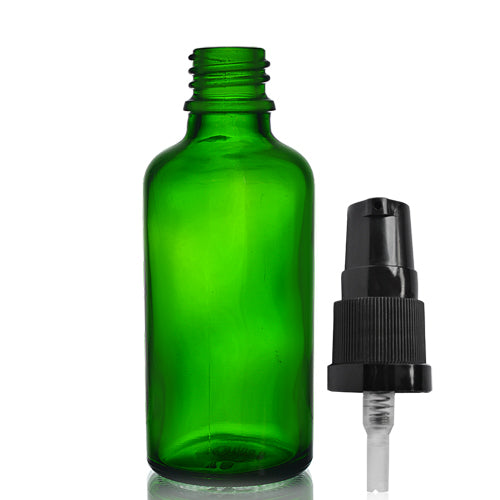 50ml Green Glass Dropper Bottle