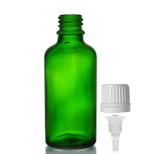 50ml Green Glass Dropper Bottle