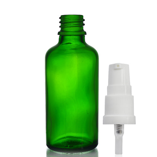 50ml Green Glass Dropper Bottle