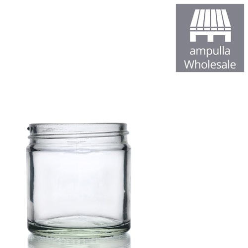 60ml Clear Glass Ointment Jar