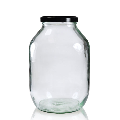 Half Gallon Clear Glass Pickle Jar